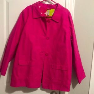 Old Navy Size XXL rain coat water resistant with front pockets single breasted